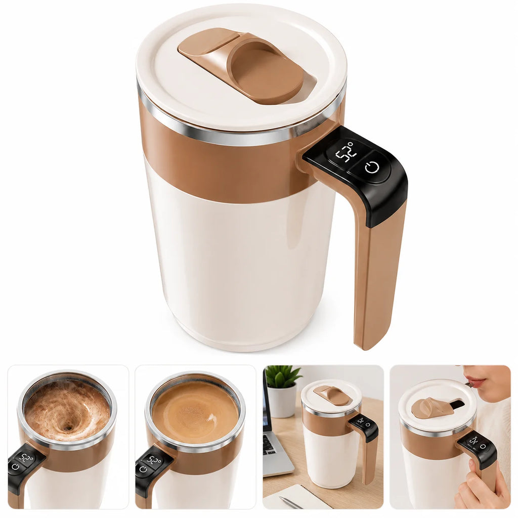 Rechargeable Battery Magnetic Automatic Protein Coffee Milk Mixer Stirring Cup