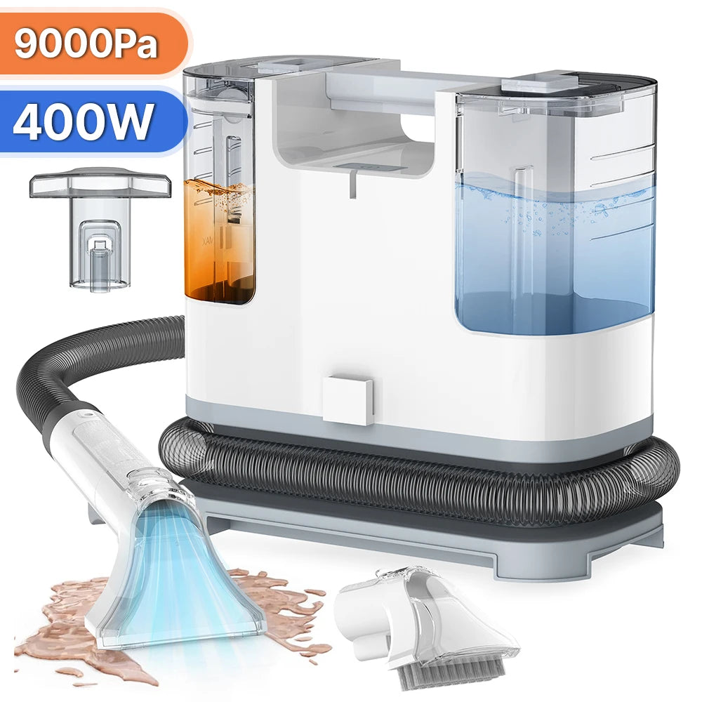 Spot Cleaner 750W 11/15KPa Handheld Carpet Cleaner for Sofa Curtain Spray Suction