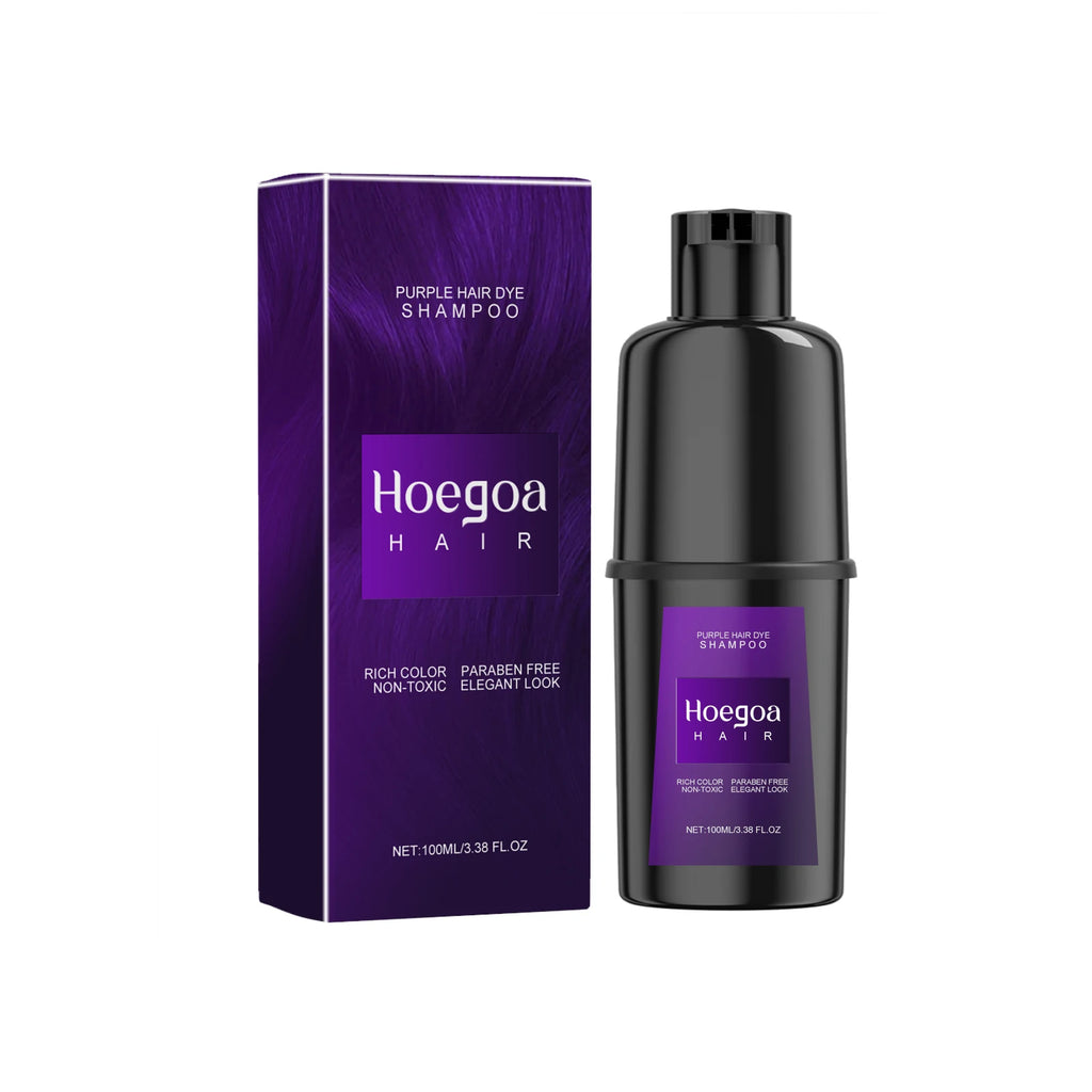 4 Color Hair Dye Shampoo Ginseng Root Extract Nourish