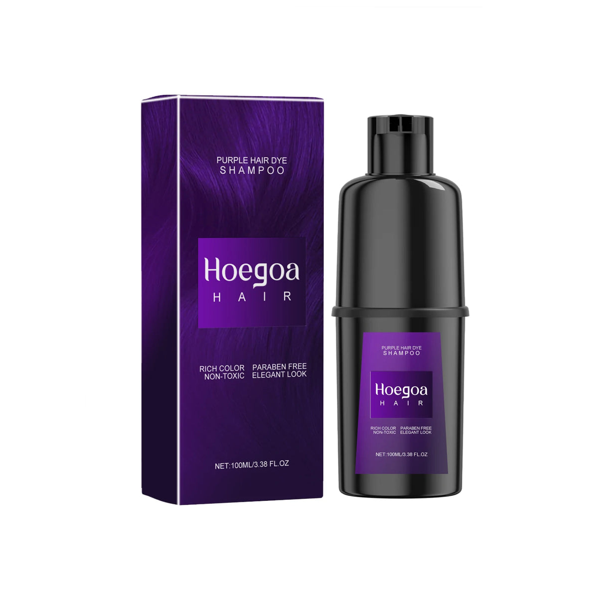 4 Color Hair Dye Shampoo Ginseng Root Extract Nourish