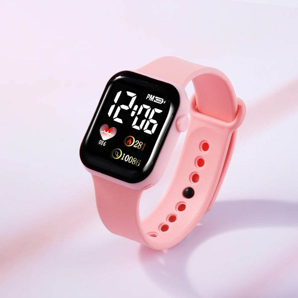 5-Piece Set, Simple and Cute Electronic Watch