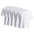 100% Cotton T shirt 5 Pack Soft Breathable Colorfast Men's Women's Summer Crew neck