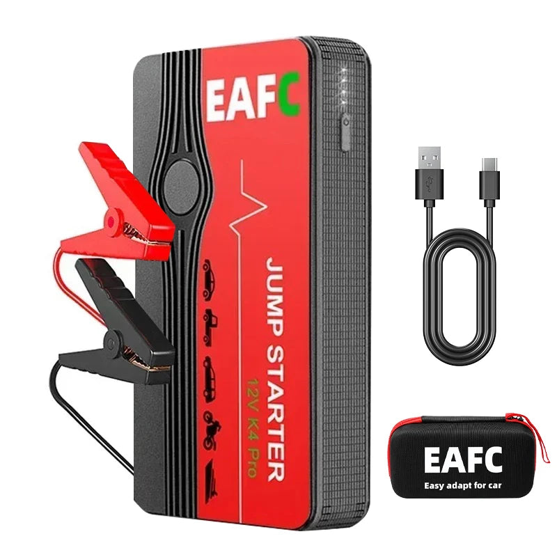 EAFC Car Jump Starter 600A / 1200A /2000A Portable Power Bank Car Battery Booster 12V