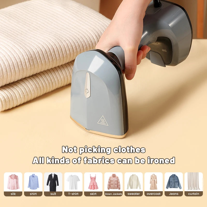 1500W Handheld Steam Hanging Iron Touch Screen Control 15 Seconds Fast Preheat 150ml