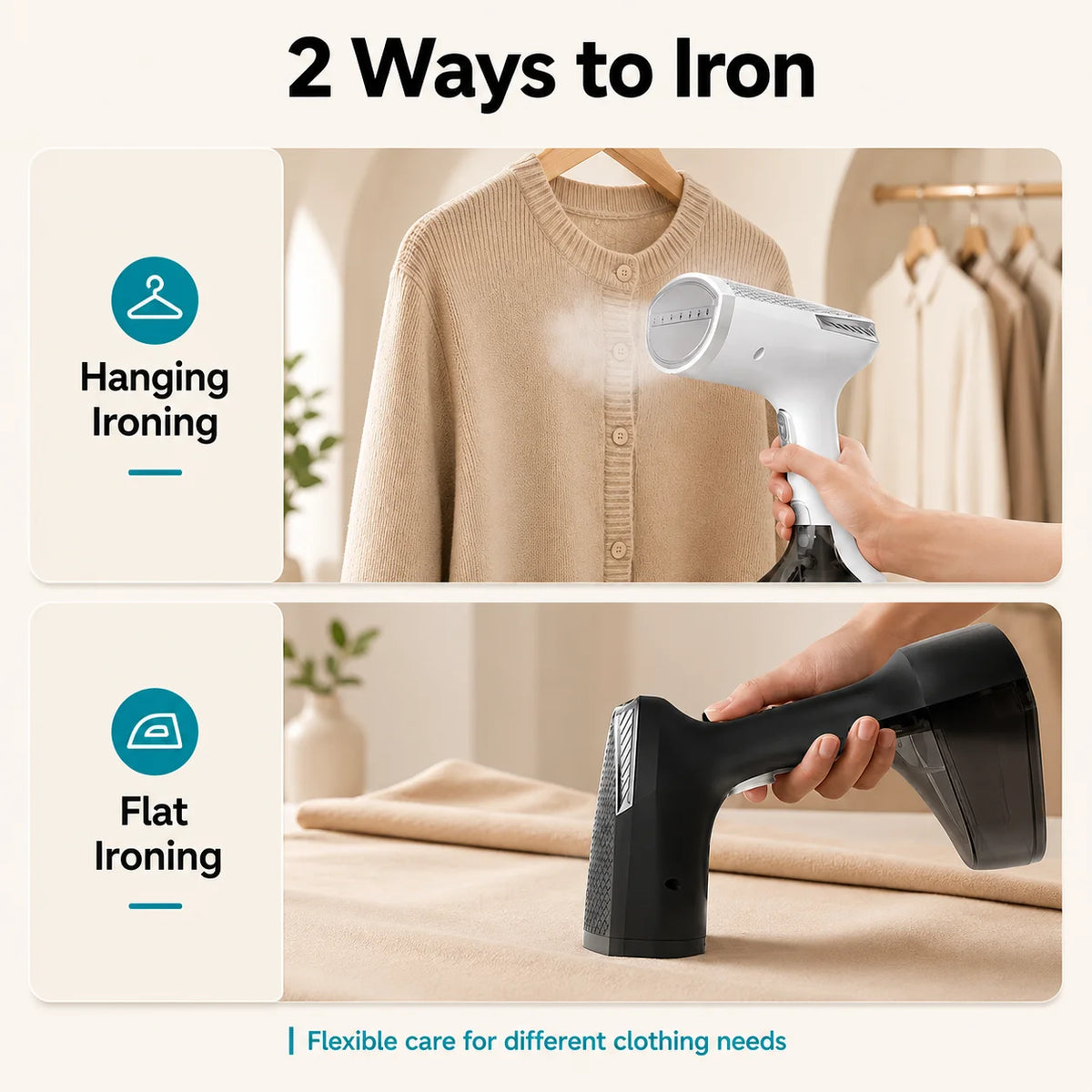 ZNLYRION Handheld Portable Garment Steamer