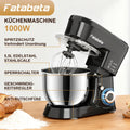 5.5L Electric Stand Mixer, 1000W, 11 Speeds, 3-in-1(Whipping, Kneading & Mixing), Non-Slip Feet, Safety Lock, for Baking/Gift