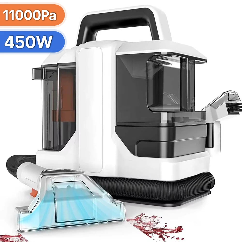Spot Cleaner 750W 11/15KPa Handheld Carpet Cleaner for Sofa Curtain Spray Suction