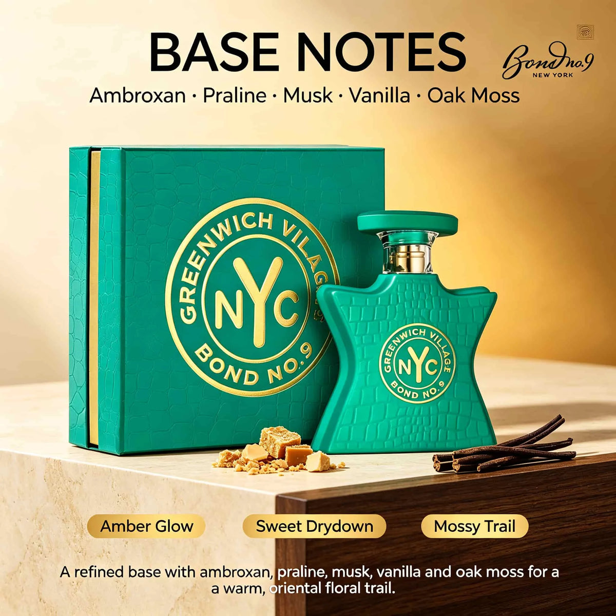 Bond No 9 Greenwich Village Fresh Flower and Fruit Gulong Perfume, 3.4 oz. 100 ml