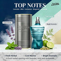Jean Paul Gaultier Le Male Eau de Toilette 4.2oz 125ml, fresh lavender vanilla