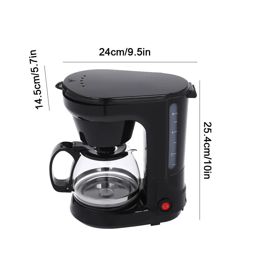 750ml Filter Coffee Maker Machine 650W Instant Anti-Drip Fast Brewing , Drip Coffee Maker, Drip Coffee Maker