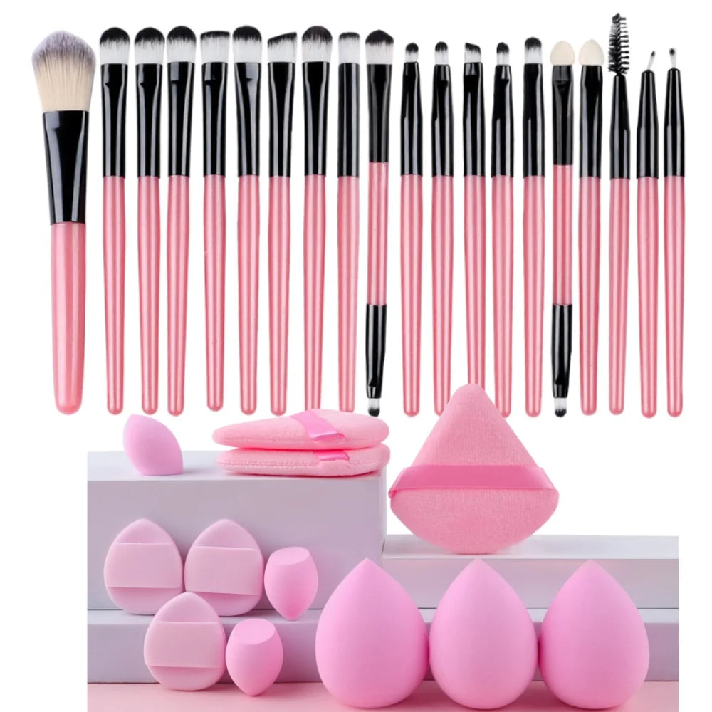 Makeupborstar Set – 12 st Professionella Borstar