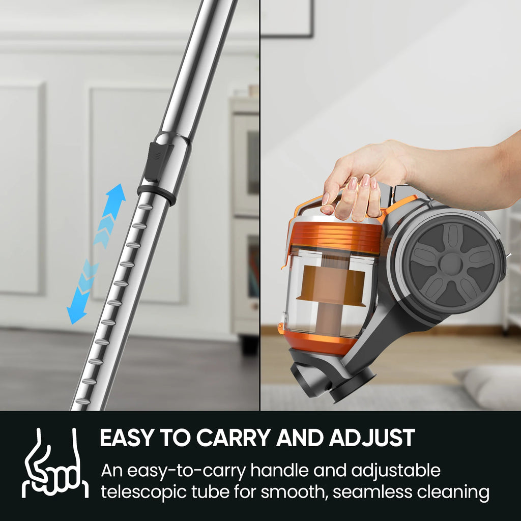 3600W 15000PA Bagless Cylinder Vacuum Cleaners Vacuum Multi-cyclonic