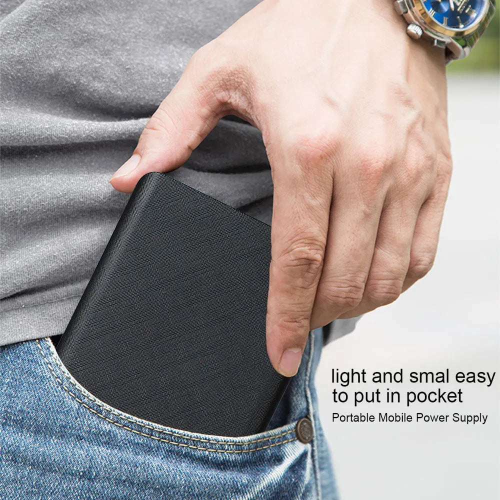 Power Bank Fast Charging 100% 20000 mAh Sufficient Capacity Portable Battery Charger for iPhone Xiaomi Huawei Samsung