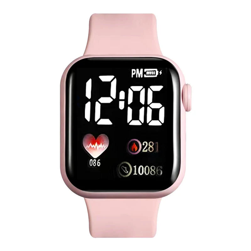 5-Piece Set, Simple and Cute Electronic Watch