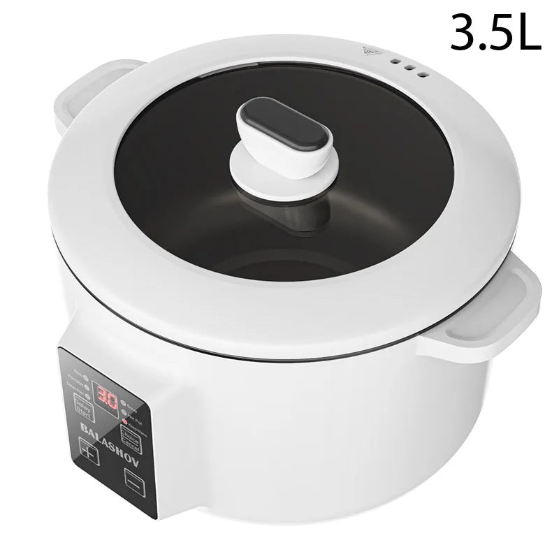 3.5L Electric Multifunctional Cooker Household Hot Pot Intelligent Non-stick Cookware for Kitchen and Home Appliance Rice Pot EU