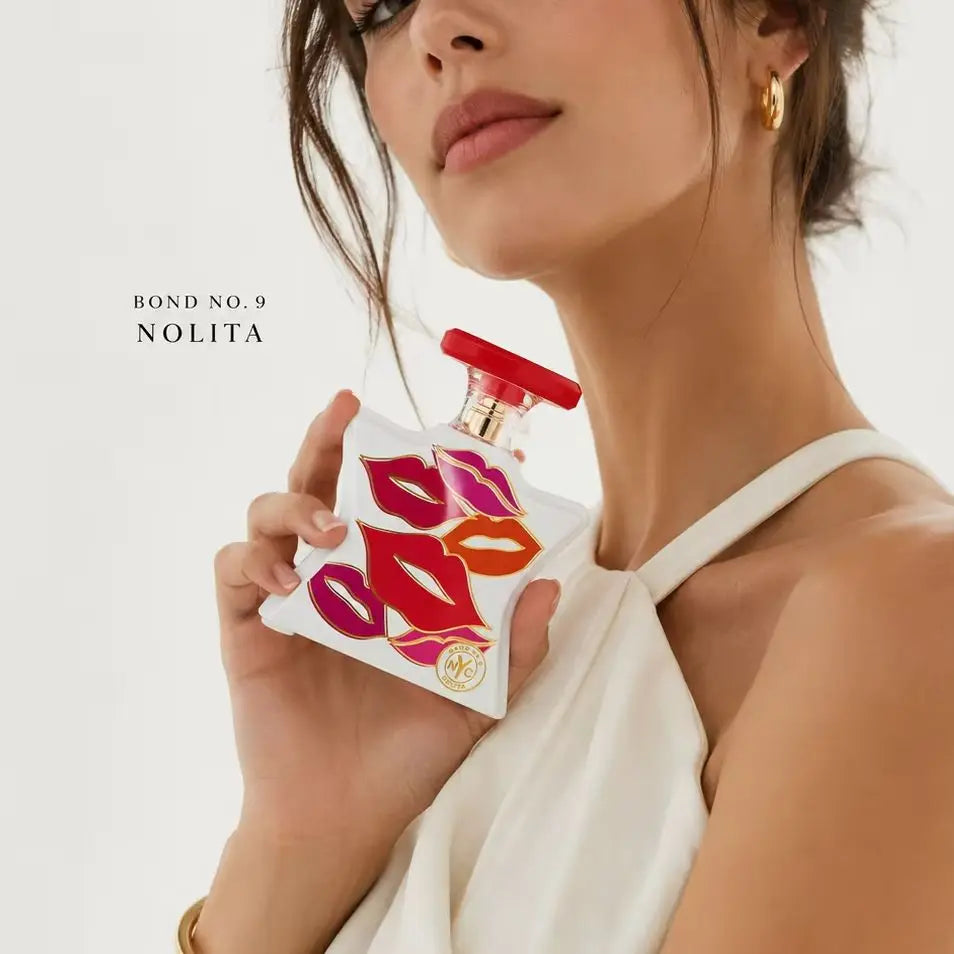 Bond No.9 Nolita Lip Mask Pattern White Curved Bottle