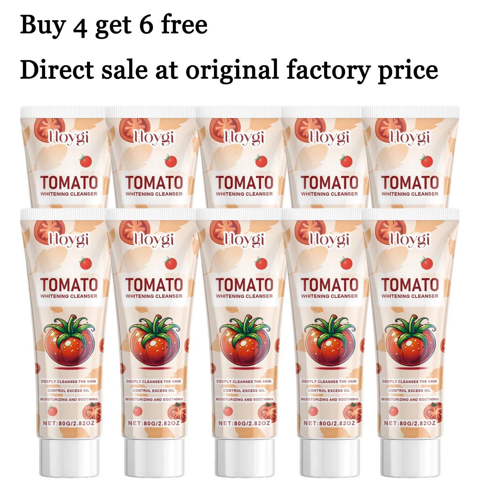 80G Tomato Face Cleaner Gentle Purifing Pores Refreshing Skin Oil