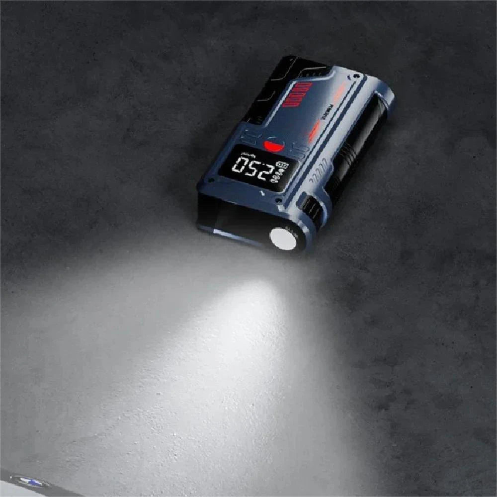 4 In 1 Car Jump Starter With 150PSI Air Compressor 8000mAh Portable Booster Charger 1000A Powerful Car Battery Starting Device
