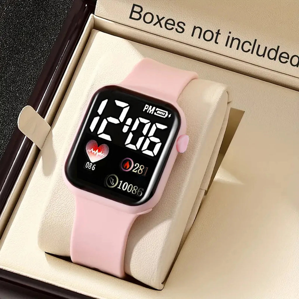 5-Piece Set, Simple and Cute Electronic Watch