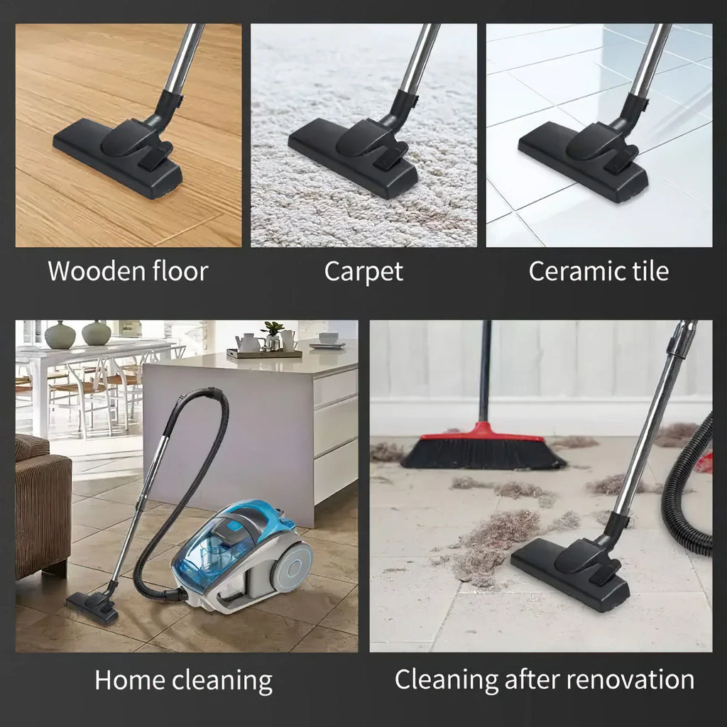 2800W Bagless Canister Vacuum Cleaner Multi-Cyclonic Filtration 15kpa