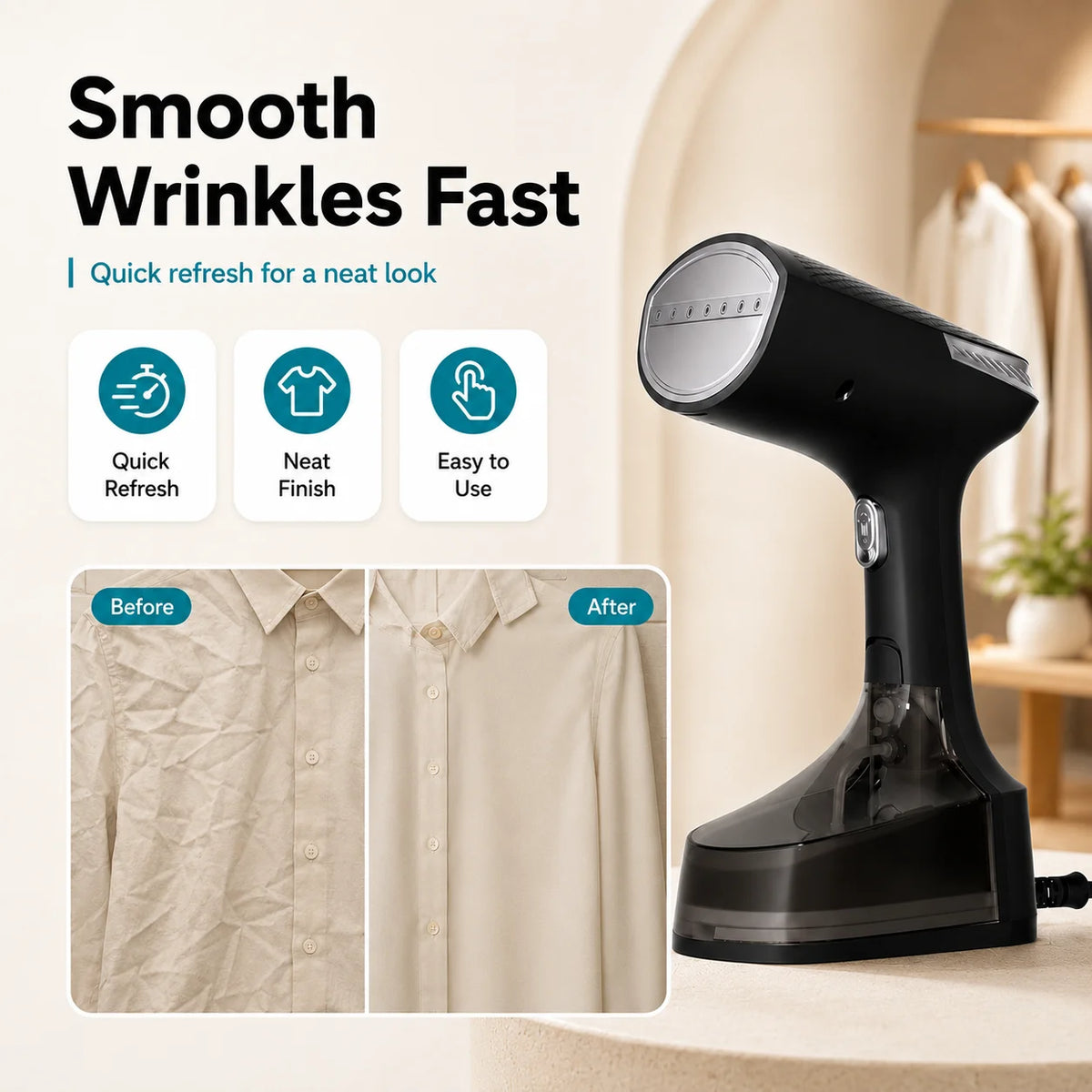 ZNLYRION Handheld Portable Garment Steamer