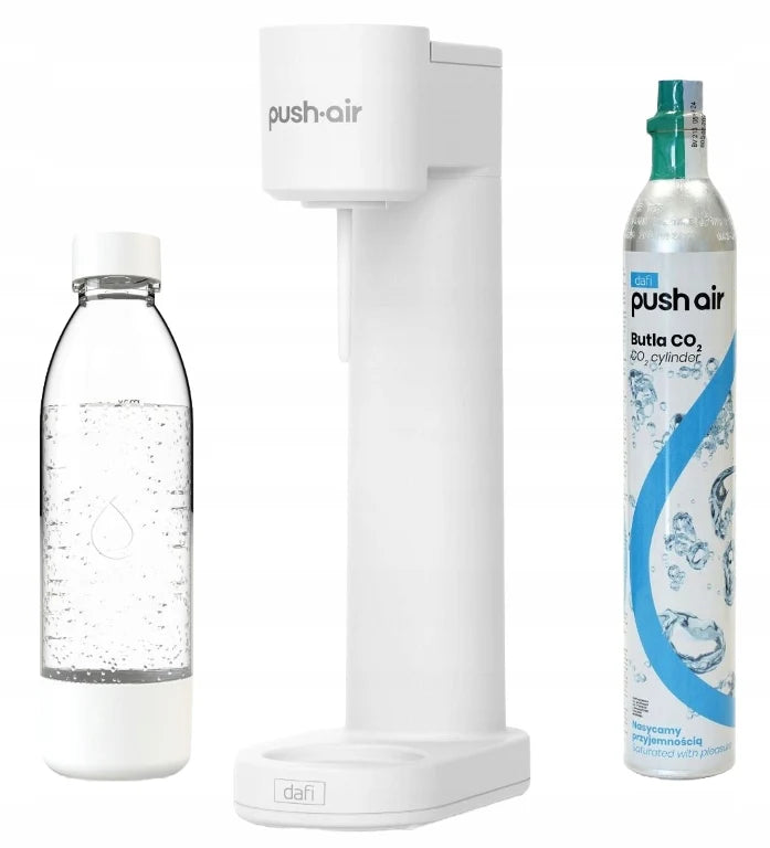 Dafi PushAir water Saturator + 1x0.7 L bottle + CO2 cartridge set
