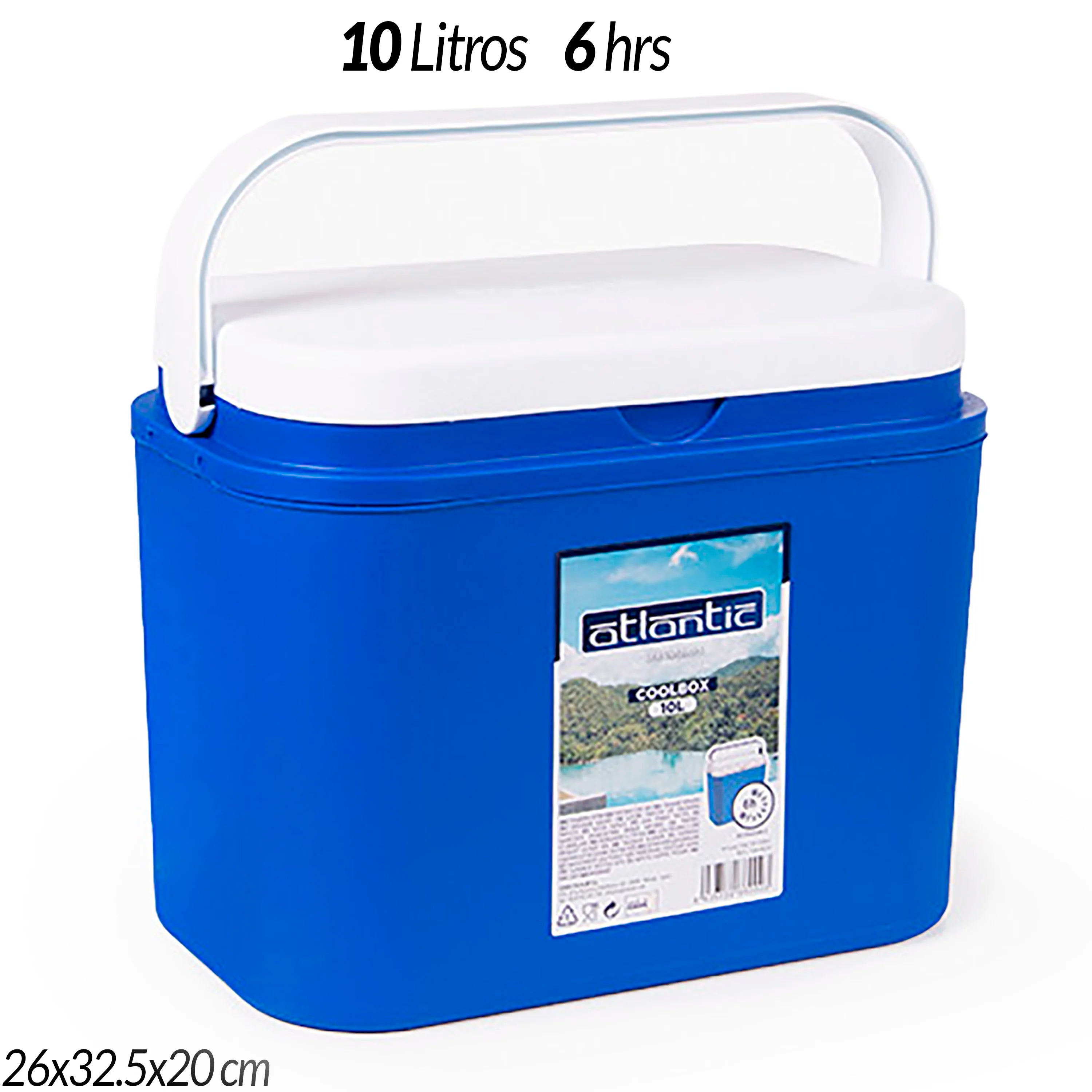 Camping or Beach Refrigerator 10, 18, 24 and 30 Liters Coolbox Original Refrigerates and Keeps Drinks and Food for up to 6 to 9 Hours Portable Thermal Box for Soft Drinks, Beer or Water