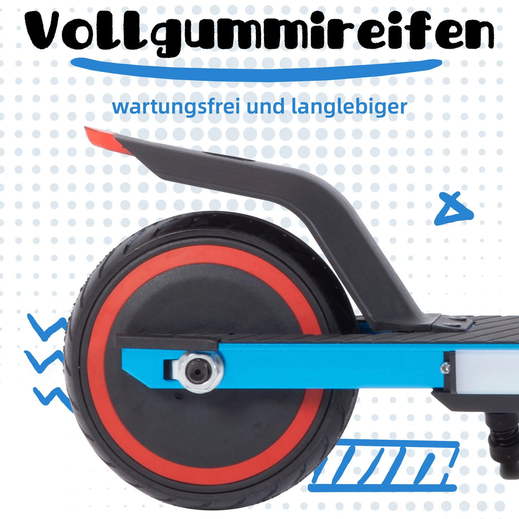 Sinaopus Children's Folding Electric Scooter 150W Motor LED Display Flashing Lights Lightweight E-Scooter 6-12 Years Safe Driving Up 12 km/h