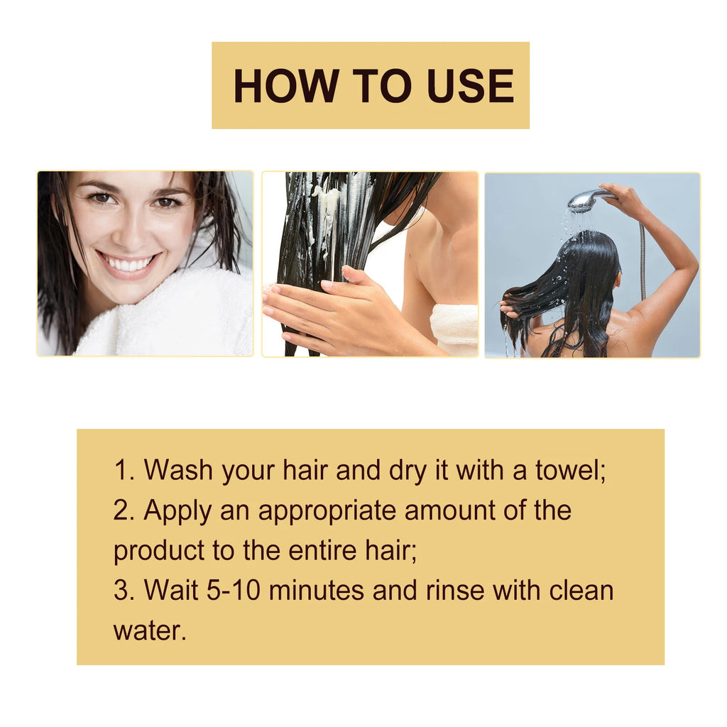 EELHOE Collagen Hair Mask Reduce Dryness Nourishing Repair Damaged Hair