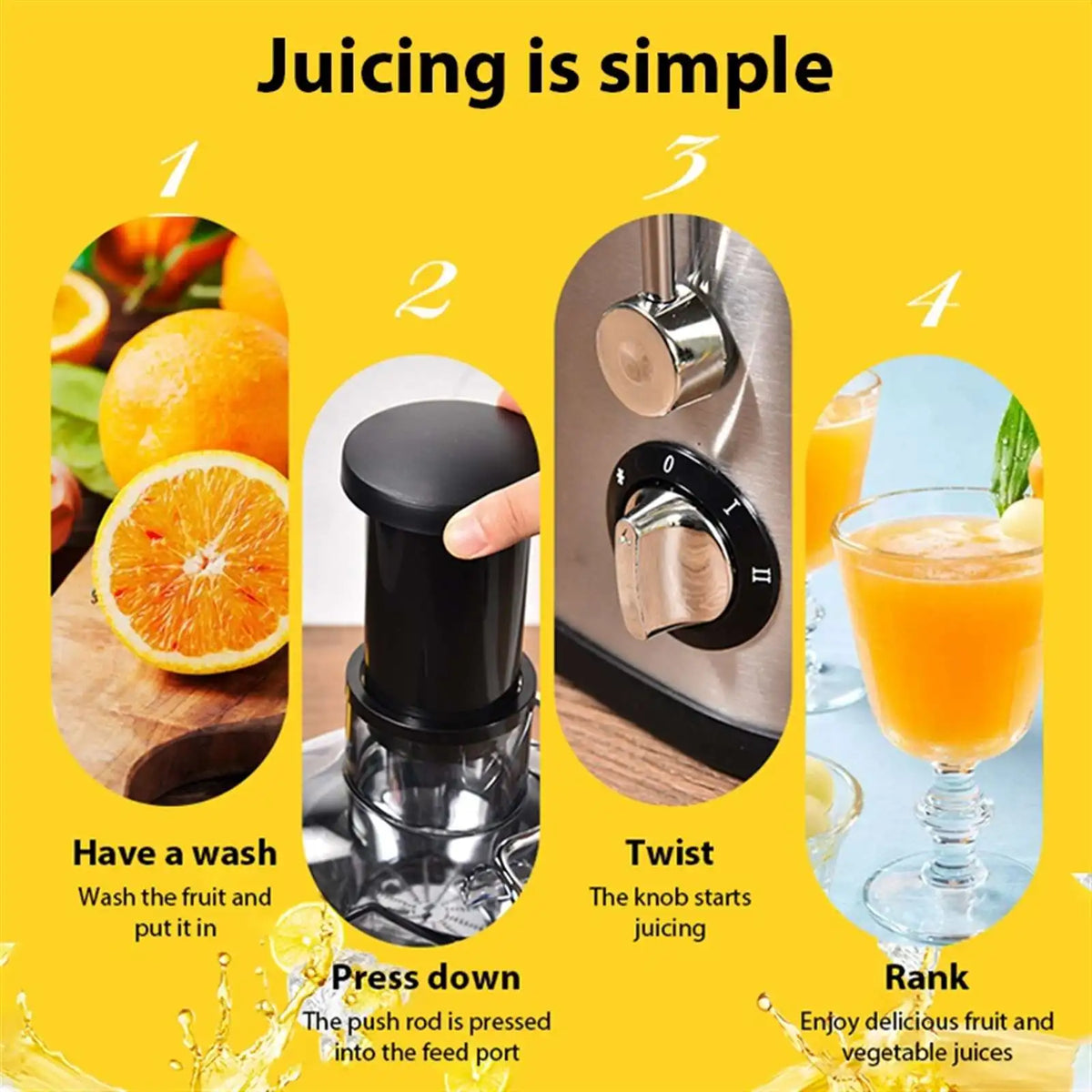 400W Centrifugal Juicer Multifunctional Household Electric Fruit Maker