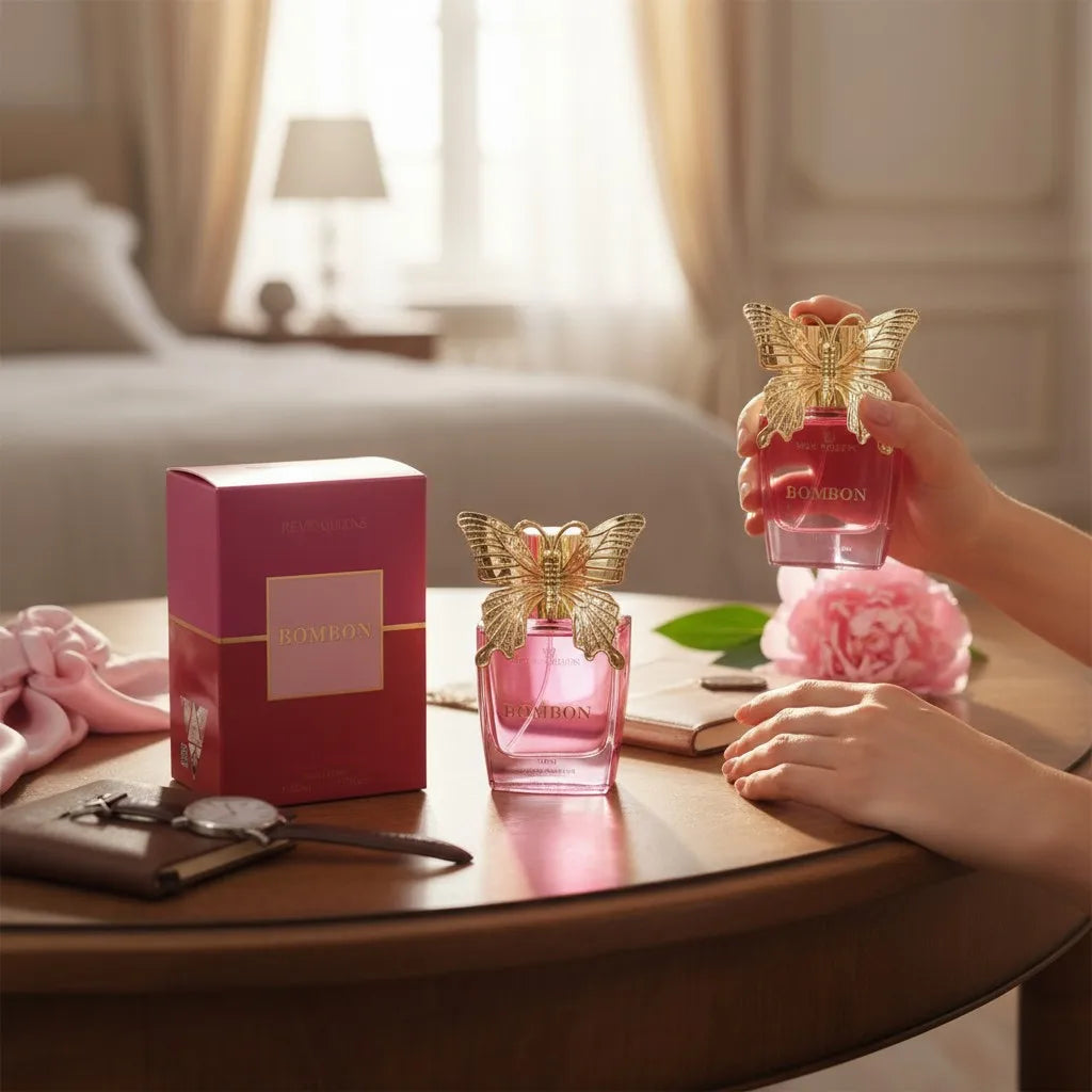 Reyes Queens - Bombon Eau De Parfum 50ml. Feminine Fragrance with Sweet, Vanilla- and Floral Notes of Intense and Enveloping Aroma.