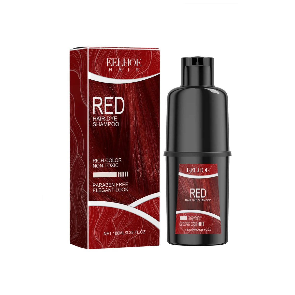Hair Dyeing Shampoo Repair Damaged Hair Nourishing Non-irritating Scalp Lasting Color Fix Cover Gray White