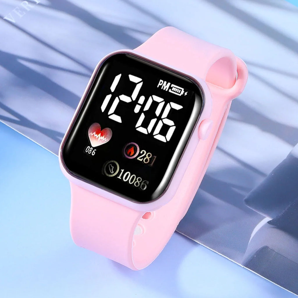 5-Piece Set, Simple and Cute Electronic Watch