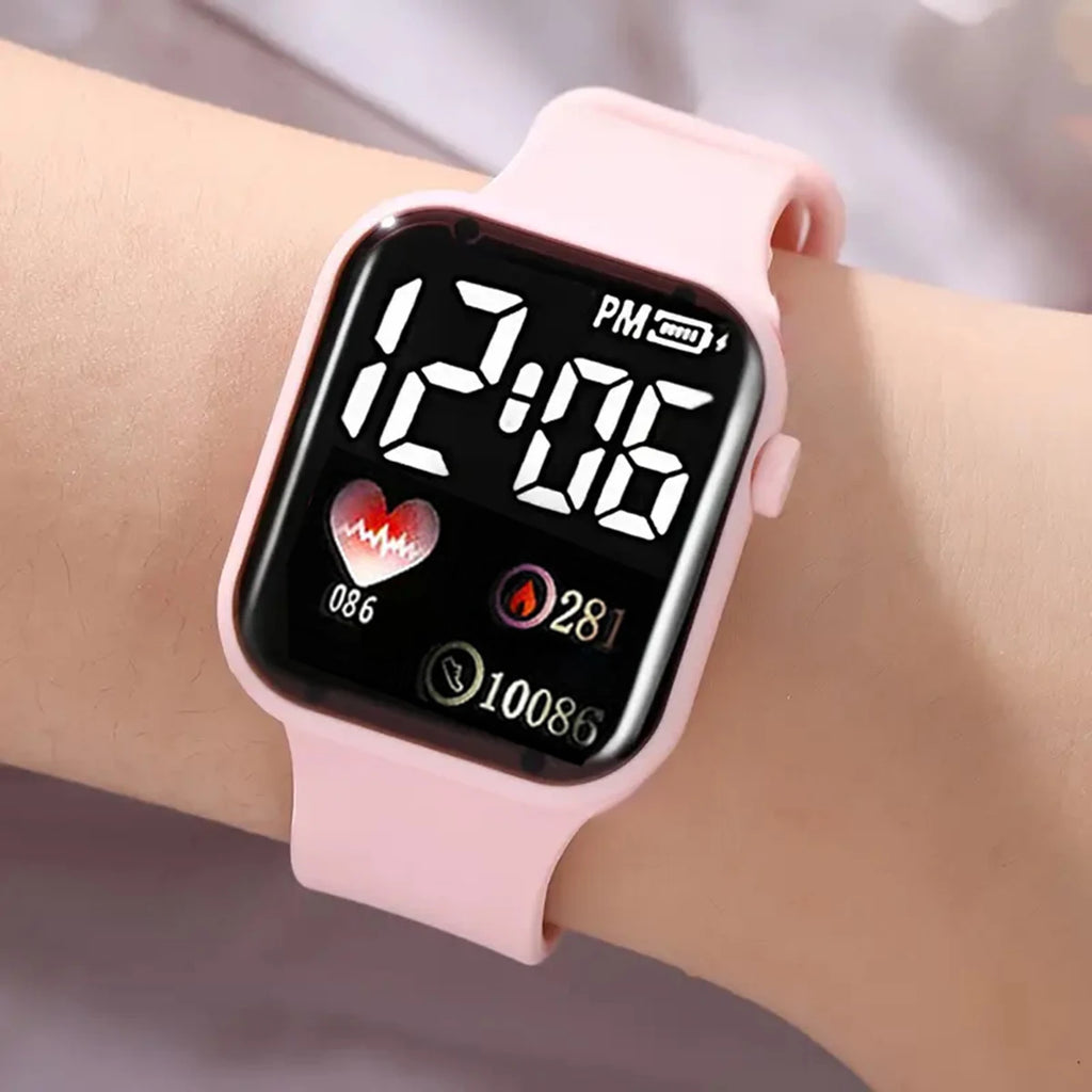 5-Piece Set, Simple and Cute Electronic Watch