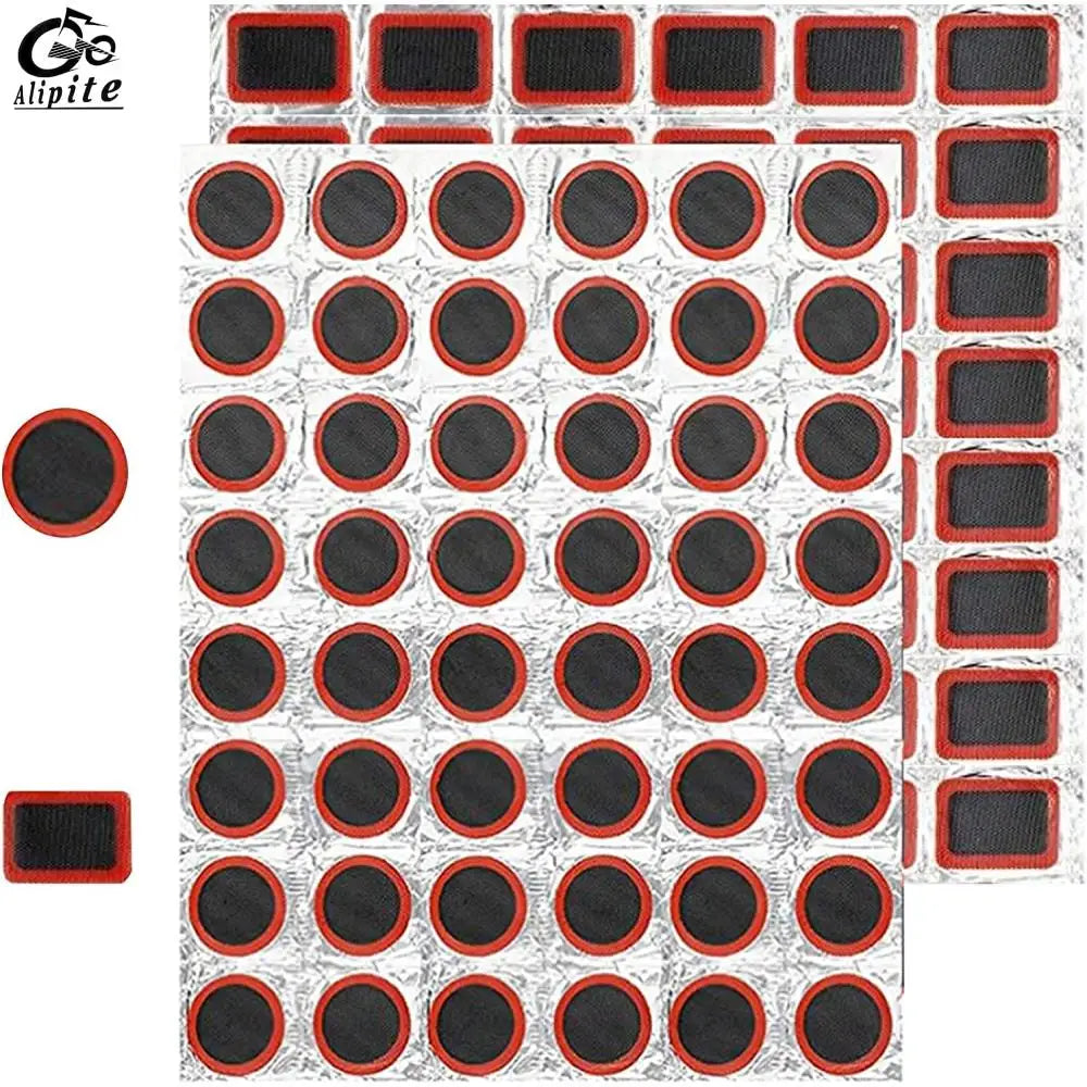 48pcs Rubber Puncture Patches Bicycle Tire Tyre Tube Repair