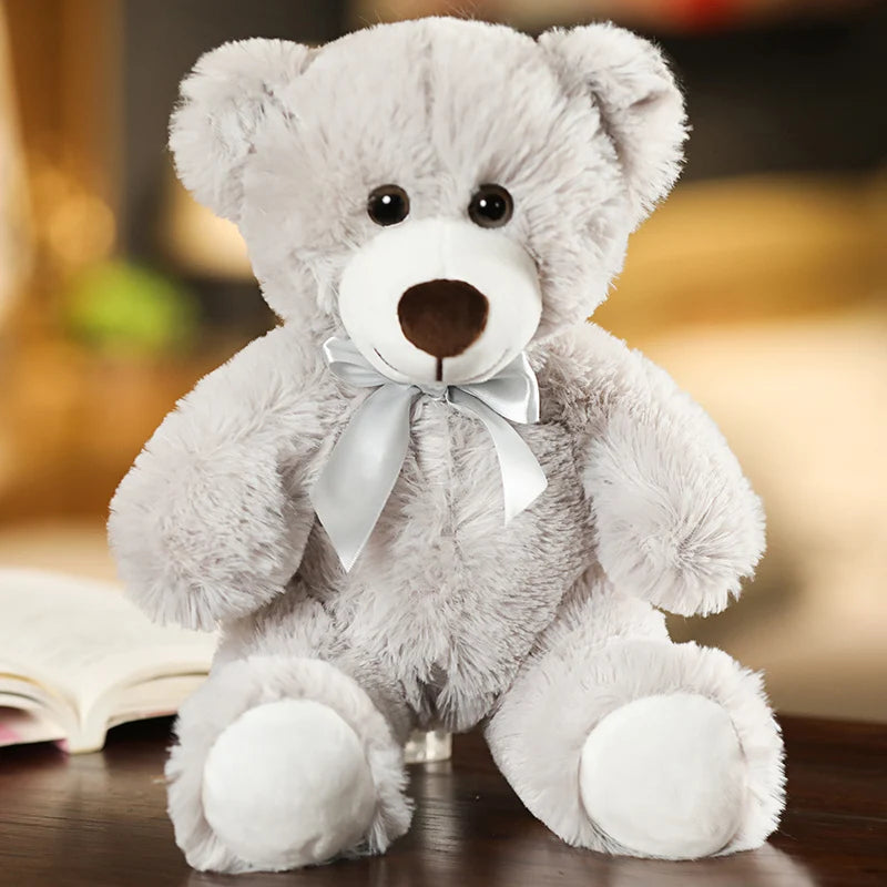 Cute Colorful Bow Tie Bear Doll Plush Toy Hug