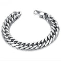 HNSP Stainless Steel Hand Chain Bracelet For Men