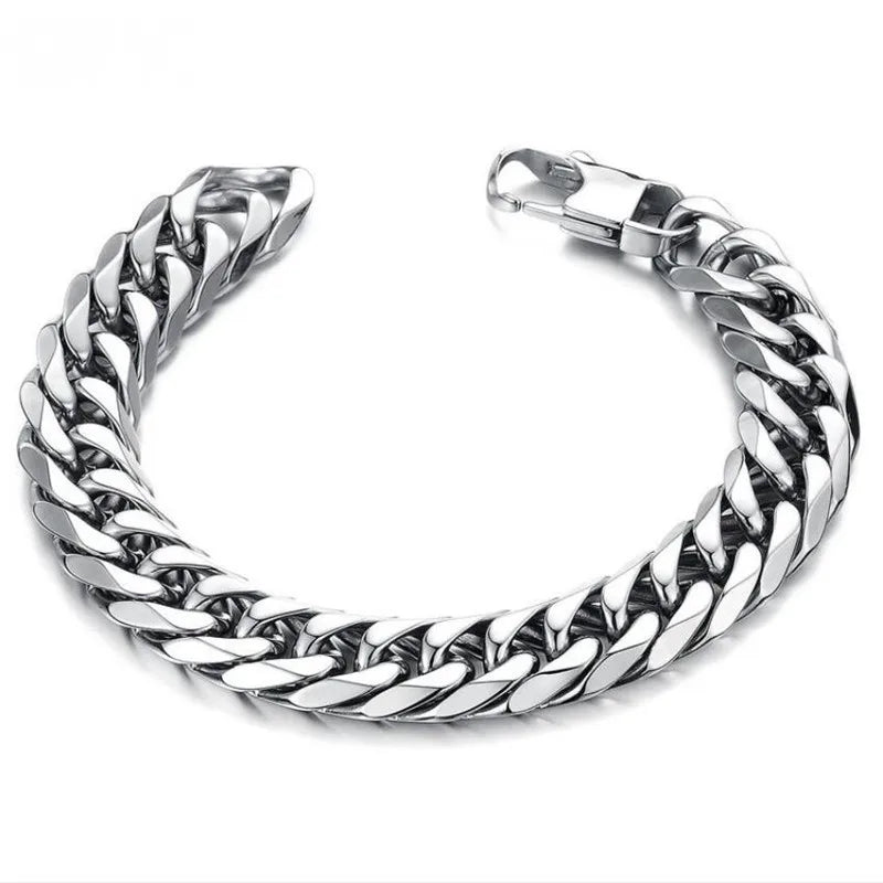 HNSP Stainless Steel Hand Chain Bracelet For Men