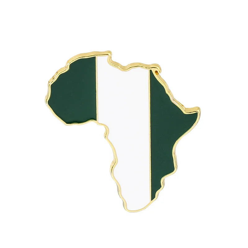 Hip Hop Africa Map Enamel Pins Brooches Ethnic Jewelry Ghana Congo Sudan Somalia Uganda Zimbabwe Zambia Liberia Map Brooch