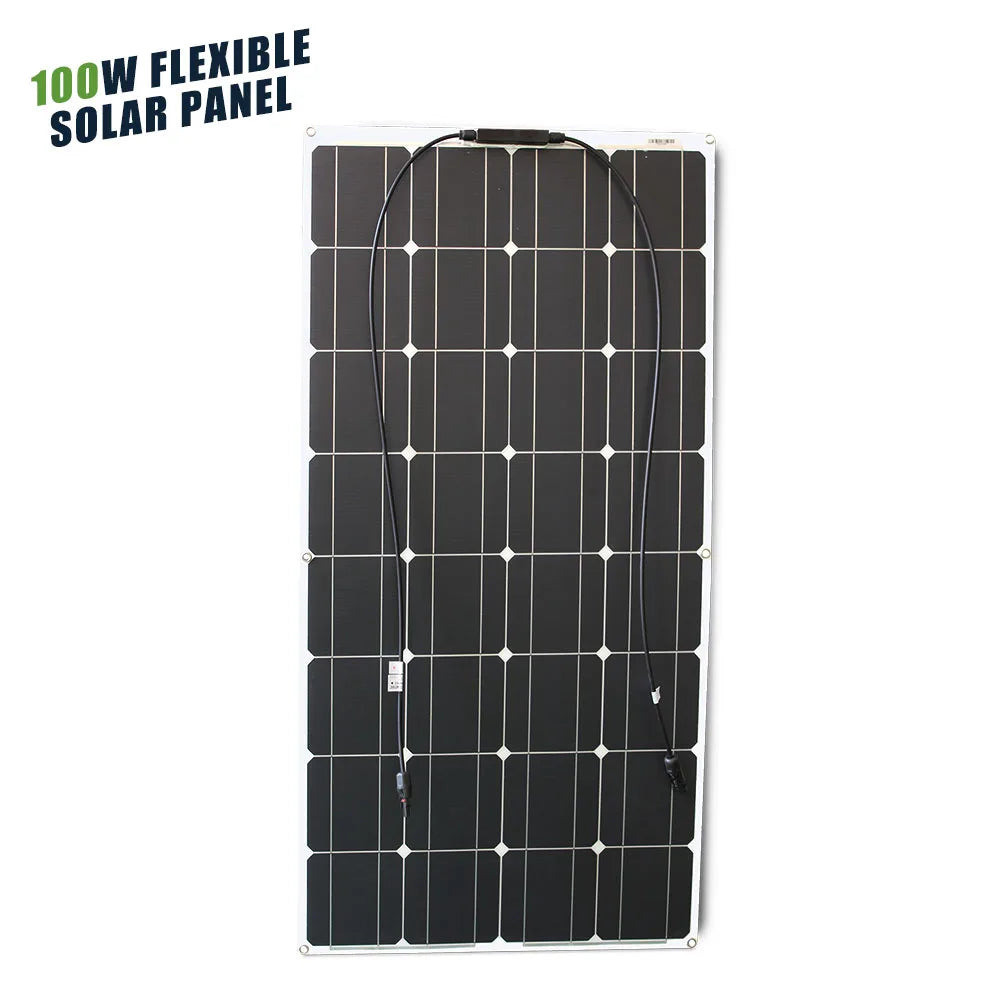 ASUNERGE 12V Flexible Solar Panel 600W 100W 200W 300W 400W 500W