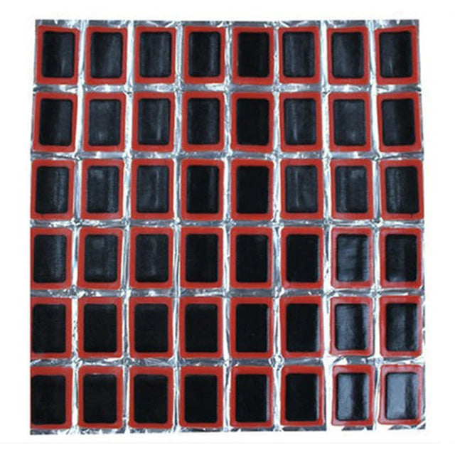 48pcs Rubber Puncture Patches Bicycle Tire Tyre Tube Repair