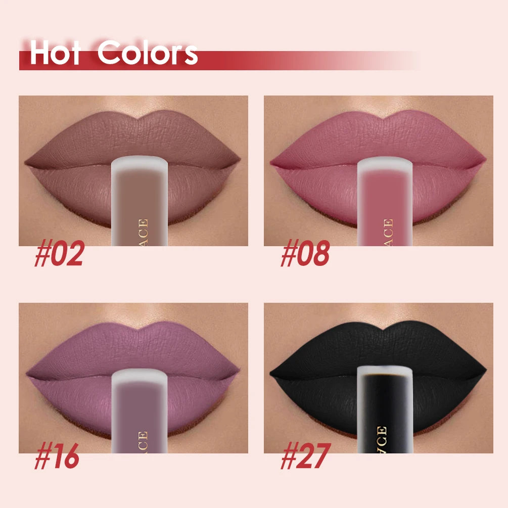 NICEFACE Nude Liquid Lipsticks Waterproof Velvet Matte Lip Gloss