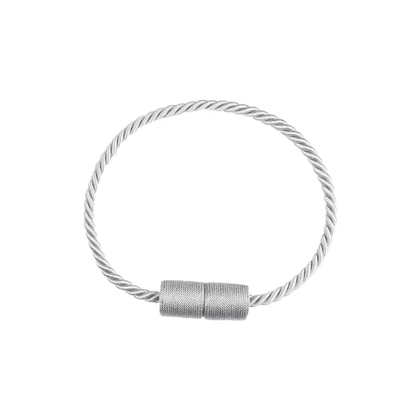 1Pc Magnetic Curtain Tieback Room Accessories Cylinder Hanging Ball Window Drape Holder Buckle Strap Rope Curtain Decoration