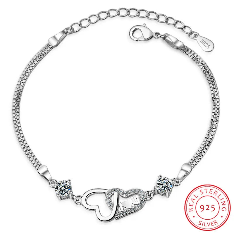 925 Sterling Silver Eternal Love Heart