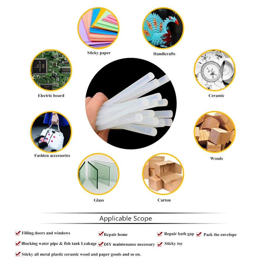 Clear Transparent Glue Stick Craft Hand Repair Tool