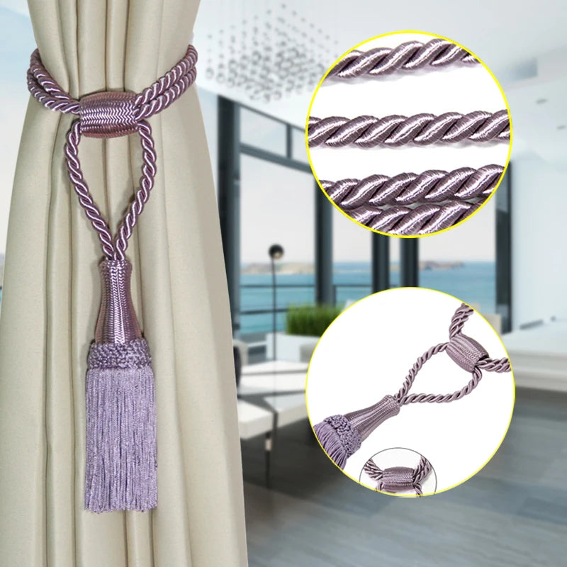 1Pc Tassel Curtain Tieback Hanging Belt