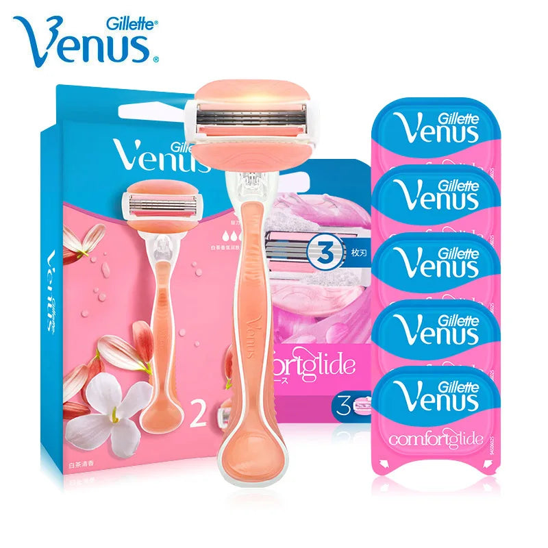 Gillette Women Razor Venus Breeze 3 Layers Stainless Steel Shaving Razor
