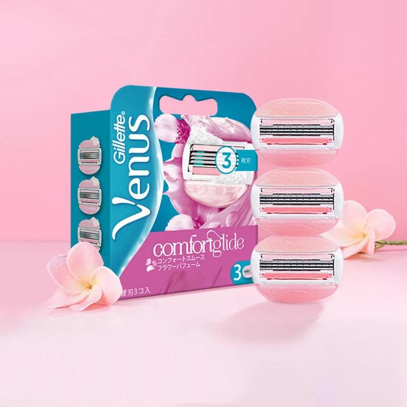 Gillette Women Razor Venus Breeze 3 Layers Stainless Steel Shaving Razor