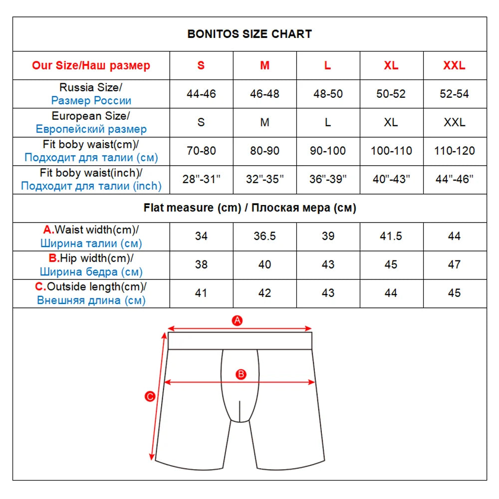 5Pcs Set Boxer Men Underpants Male Cotton Men's Panties Underwear