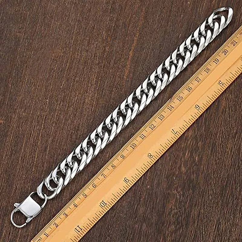 HNSP Stainless Steel Hand Chain Bracelet For Men